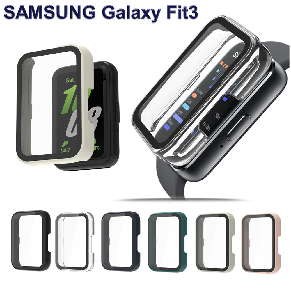 Samsung Smartwatch Accessories - Kaca+Pelindung untuk Samsung Galaxy Fit 3