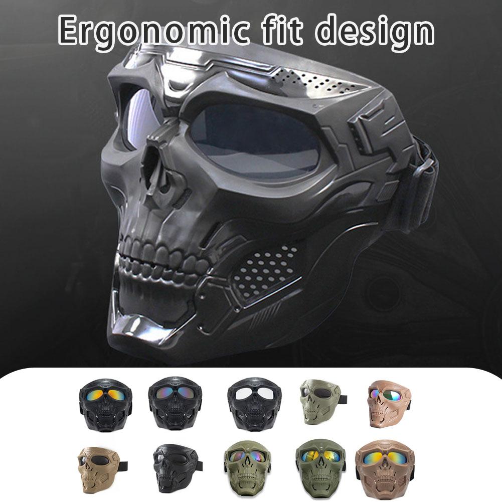 Milanaise Mesh Band - Masker Wajah tengkorak berkendara sepeda motor