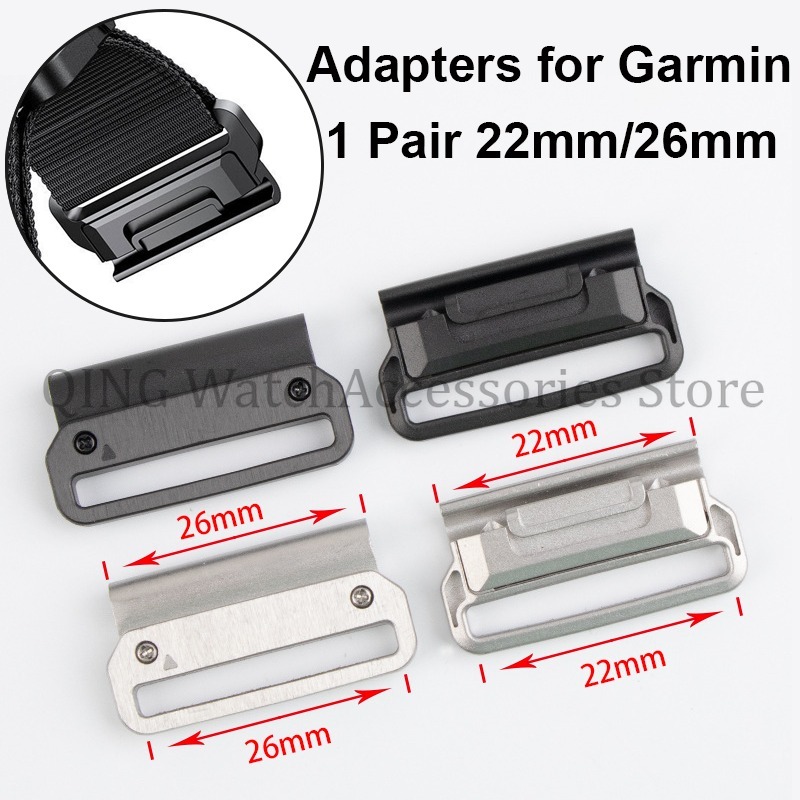 Watch Band Connector - 2 buah adaptor gelang jam konektor