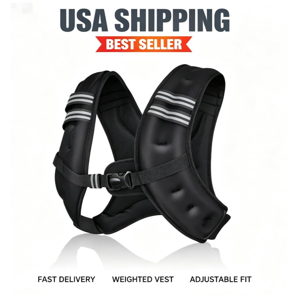 Rugged Sport Strap - Rompi Pemberat Fitness Isi Pelet Besi,