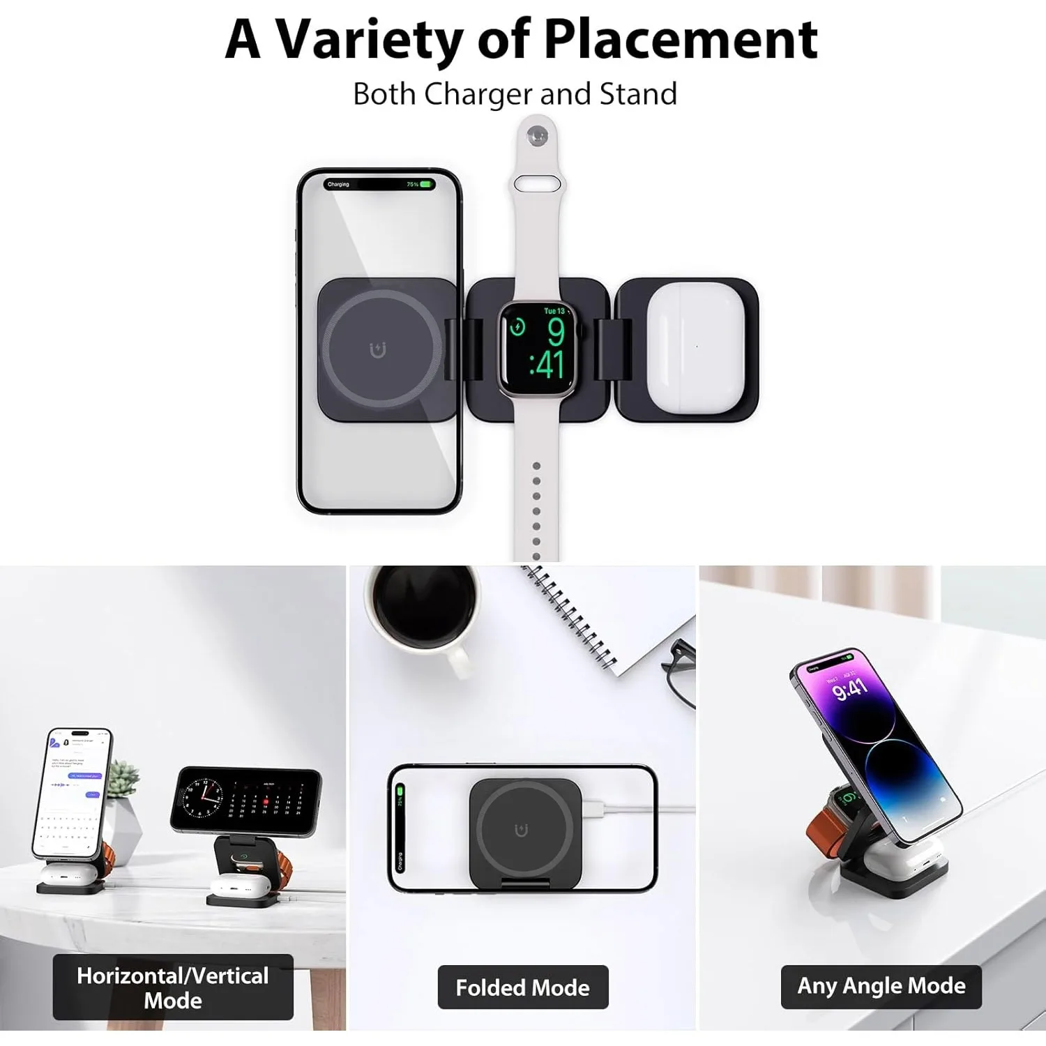 Pengisi Daya Nirkabel Cepat 3  - Smartwatch Ac ulasan dan harga