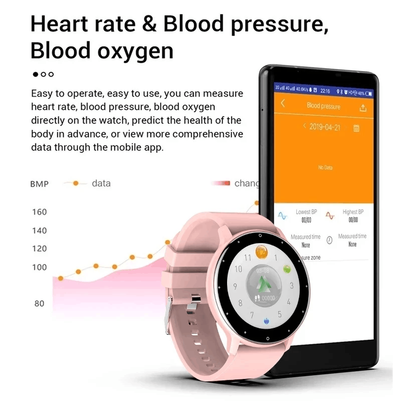 Jam Tangan Pintar Wanita LIGE, - Smartwatch Face ulasan dan harga