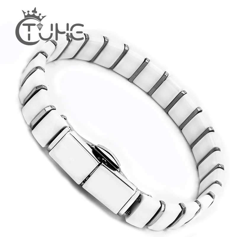 Gelang & Gelang Kesehatan Pria - Ceramic Link Bracelet ulasan dan harga