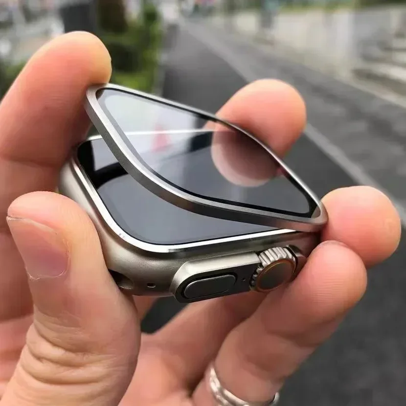 Kaca Tempered untuk Apple Watc - Watch Case Bumper ulasan dan harga