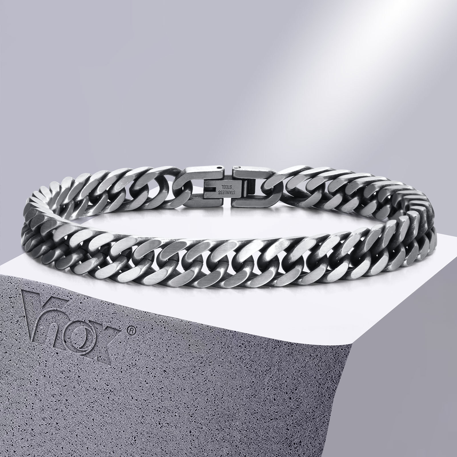Gelang Rantai Kuba Retro Chunk - Ceramic Link Bracelet ulasan dan harga