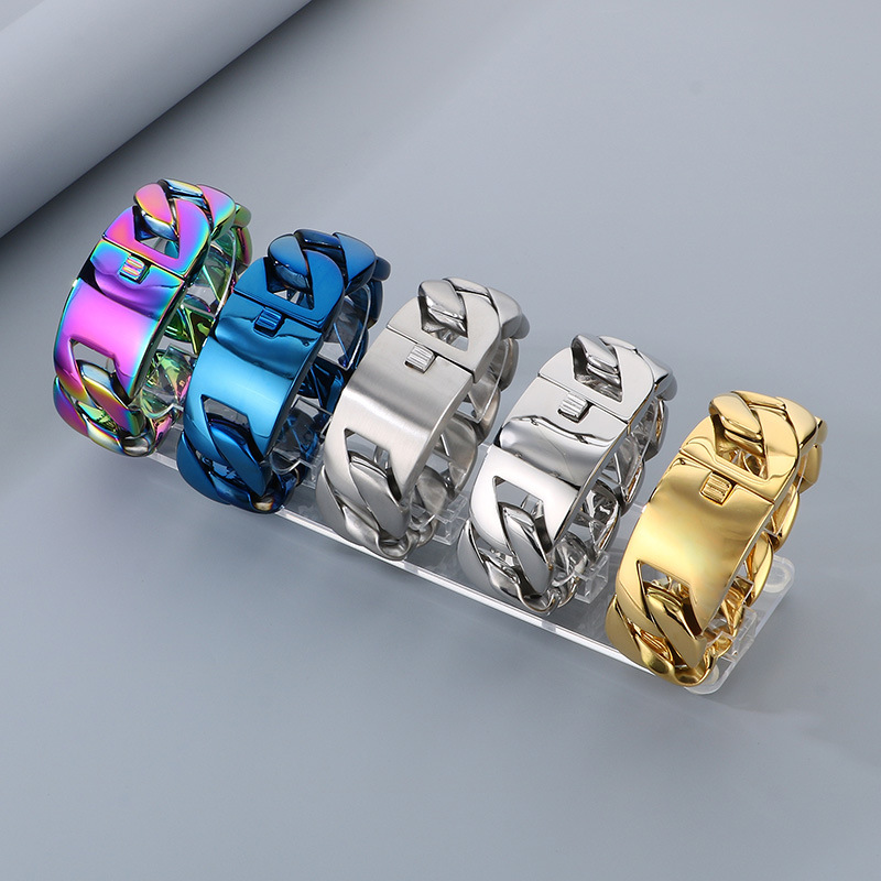 20/26/31MM 316L Baja Tahan Kar - Ceramic Link Bracelet ulasan dan harga