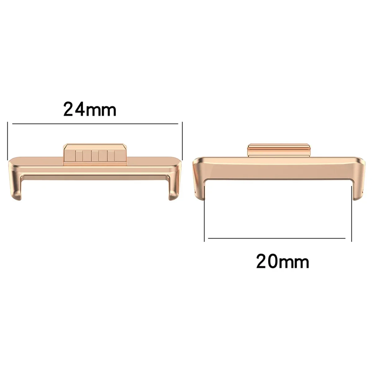 Adaptor 20mm 22mm 1 Pasang unt - Watch Band Connector ulasan dan harga