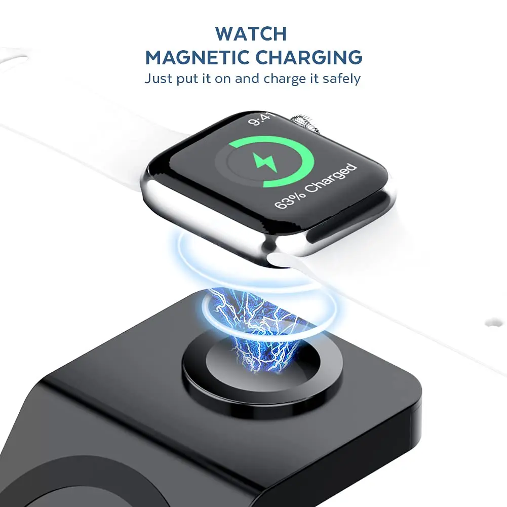 Stasiun Pengisian Daya Nirkabe - Smartwatch Ac ulasan dan harga
