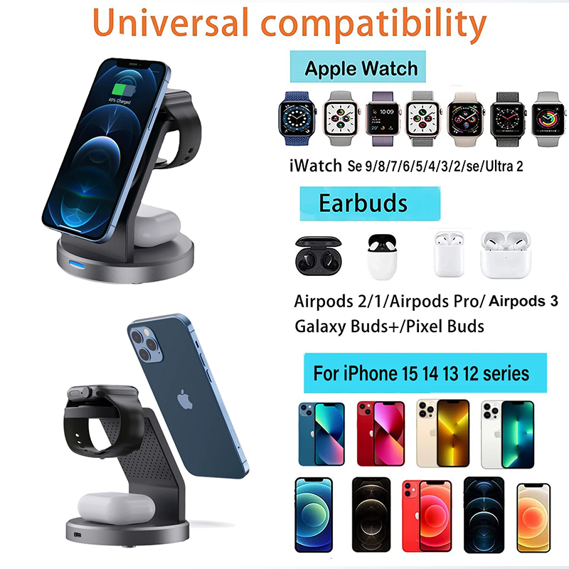 Stasiun Pengisian Daya Nirkabe - Smartwatch Ac ulasan dan harga