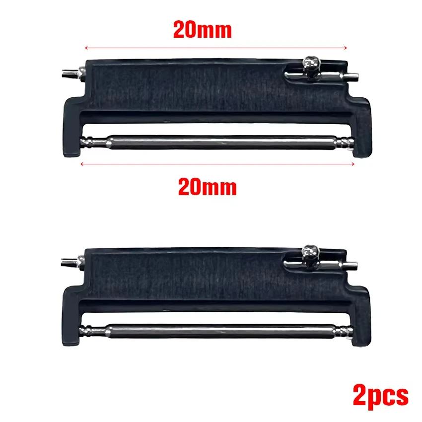 2 Buah/Lot Adaptor Logam 20Mm  - Watch Band Connector ulasan dan harga