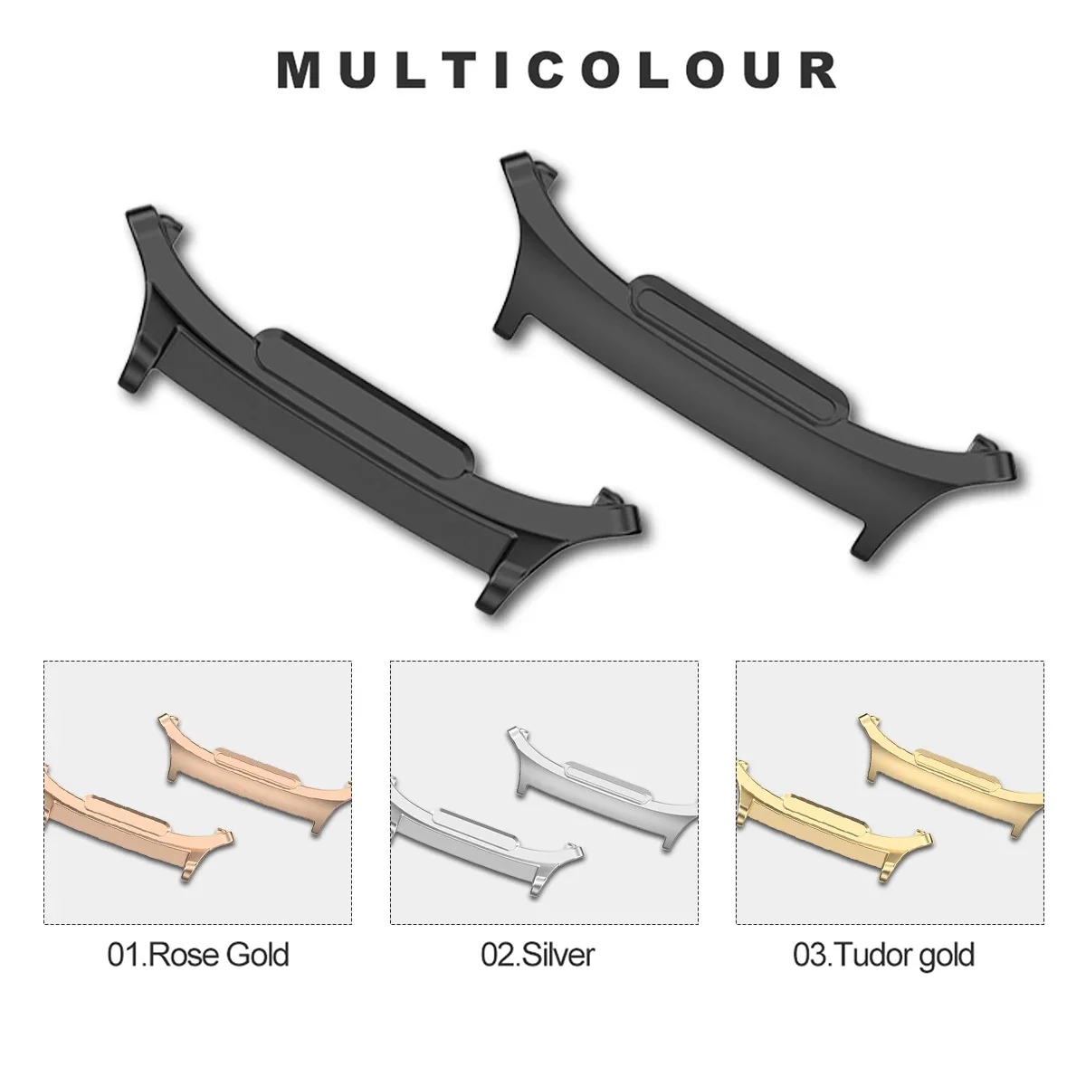 2 BH tali jam adaptor logam, k - Watch Band Connector ulasan dan harga