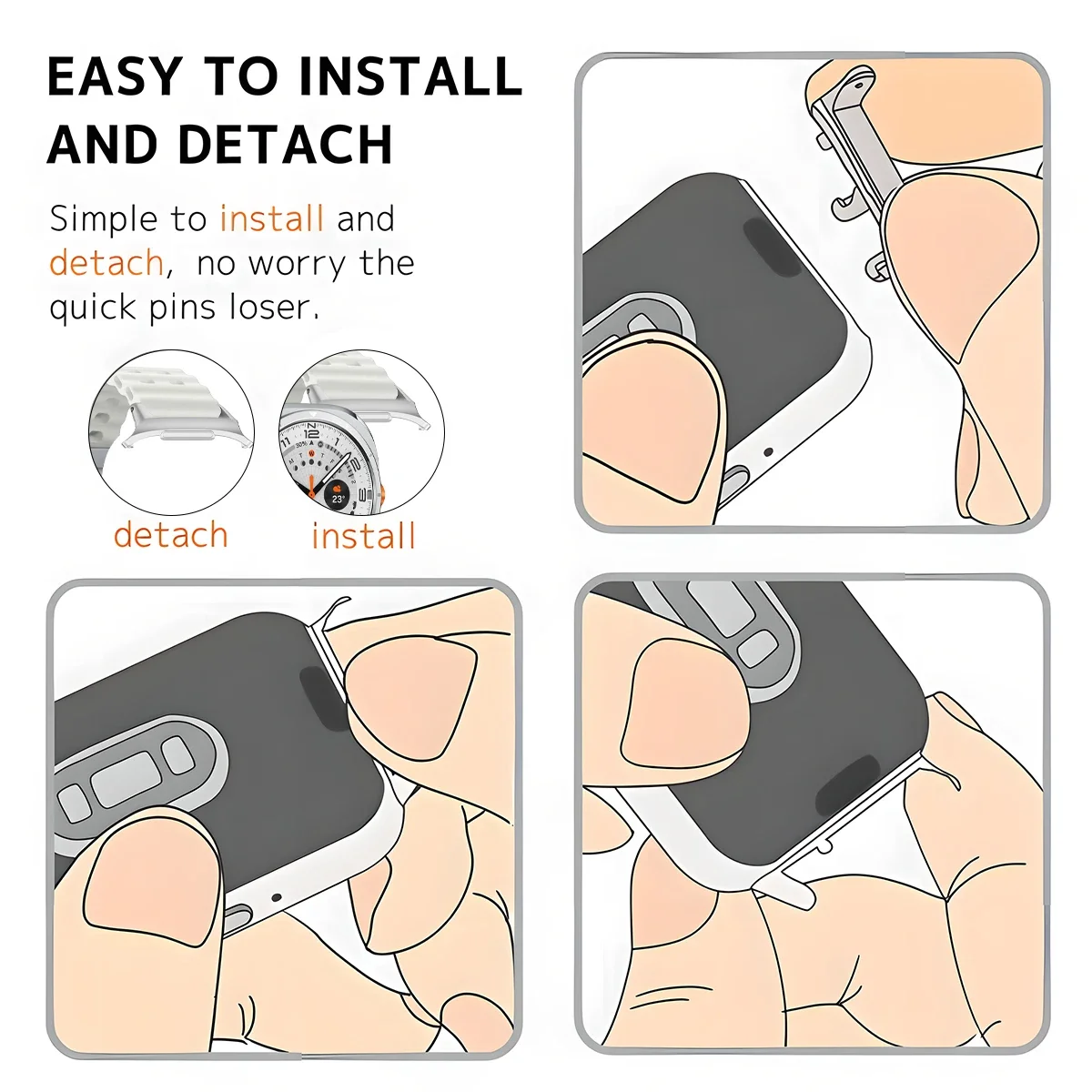 2 BH tali jam adaptor logam, k - Watch Band Connector ulasan dan harga