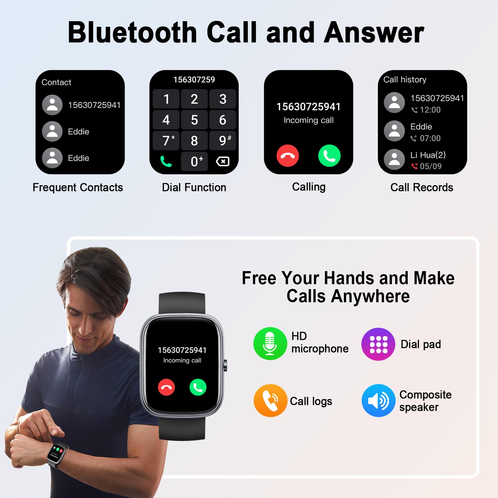 Jam tangan pintar, jam tangan  - Smartwatch Face ulasan dan harga