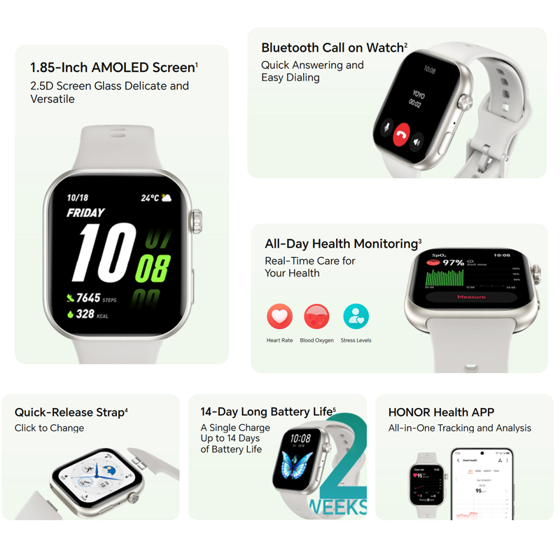 HONOR CHOICE Watch 2i Versi Gl - Smartwatch Face ulasan dan harga