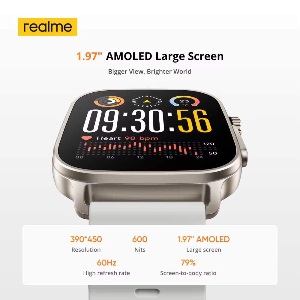 Versi Global realme watch 5 1. - Smartwatch X2 ulasan dan harga