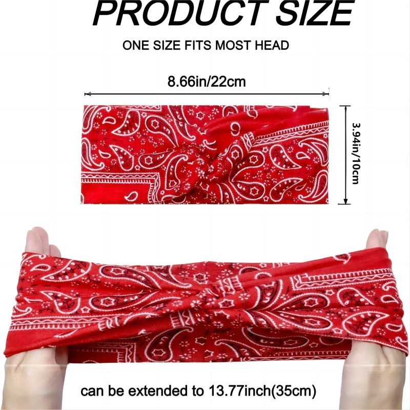 Ikat Rambut Paisley Motif Bung - Milanaise Mesh Band ulasan dan harga