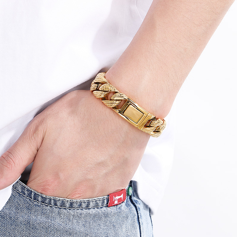 Kalen gelang baja tahan karat  - Ceramic Link Bracelet ulasan dan harga