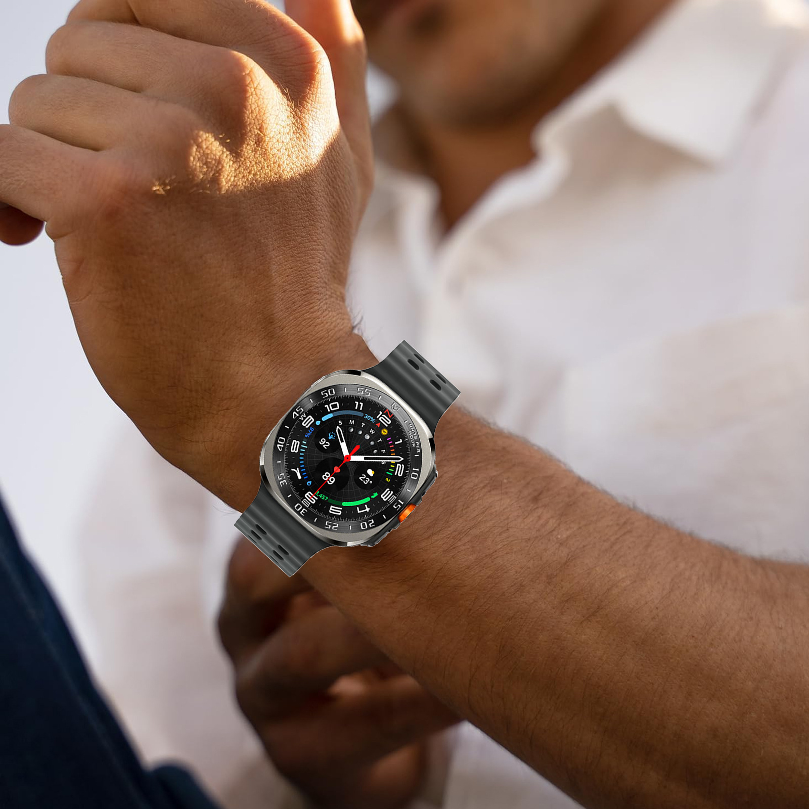Bezel logam untuk jam tangan S - Accessories For Galaxy Watch 5 ulasan dan harga