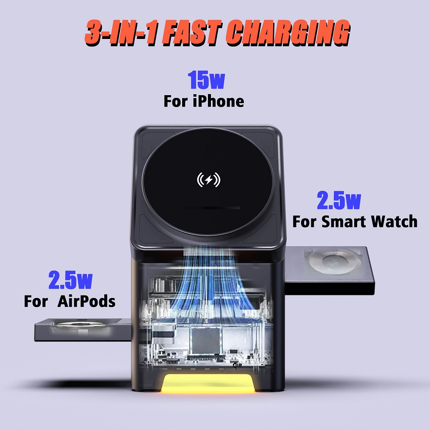 Pengisi Daya Nirkabel Magnetik - Smartwatch Ac ulasan dan harga