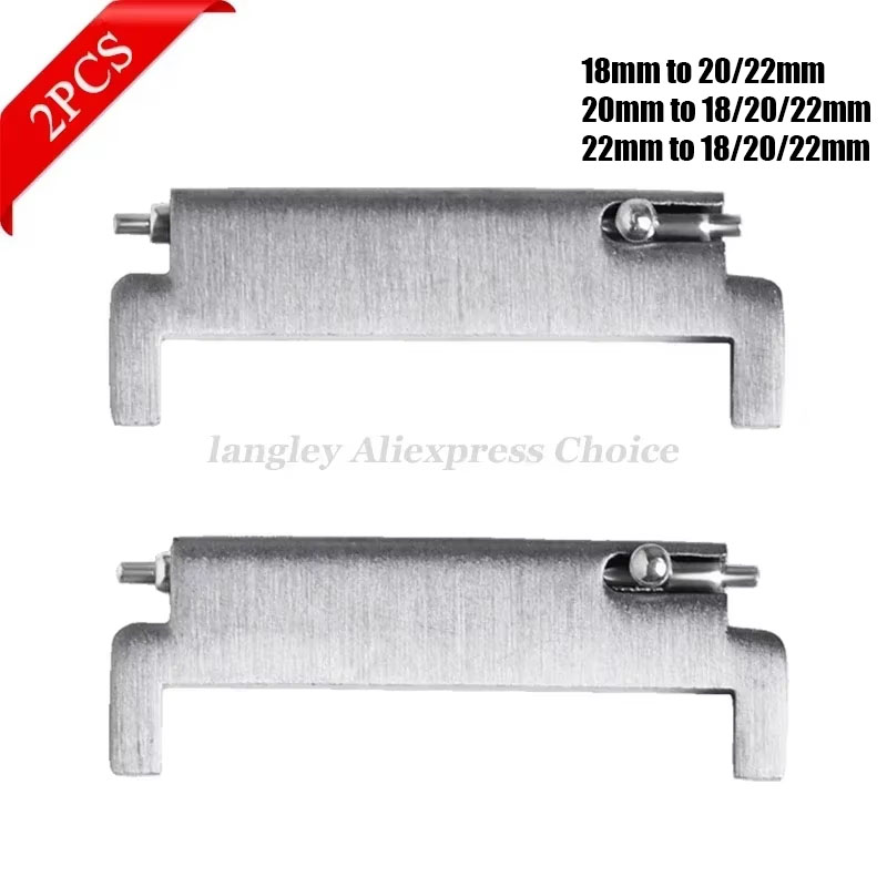 2 buah adaptor pita jam tangan - Watch Band Connector ulasan dan harga